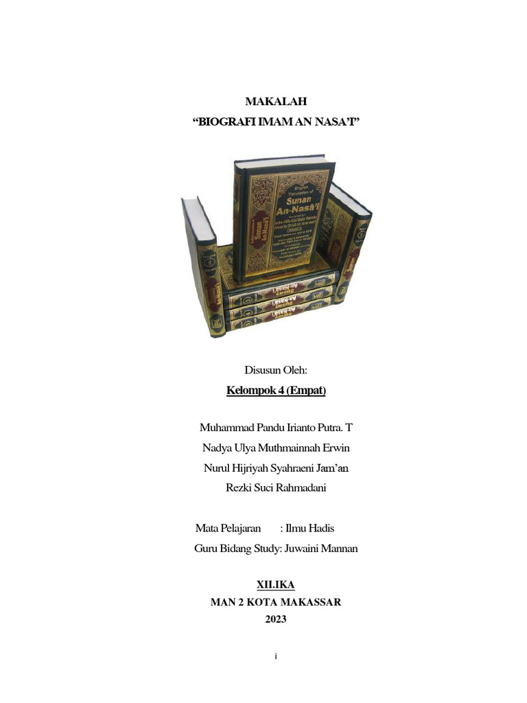Full Name Of An Nasai