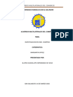 Acuerdos Multilaterales Del Comercio - Dumping Omc