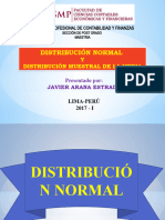 Distribucion Normal y Muestral de La Media - Javier Arana
