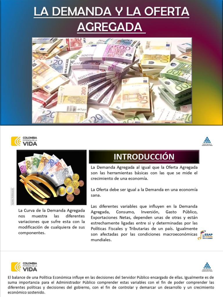 La Demanda y La Oferta Agregada | PDF | Elasticidad (economía) | Permuta