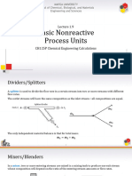 1.9 Basic Nonreactive Process Units