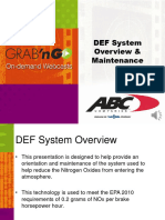 DEF System Overview & Maintenance