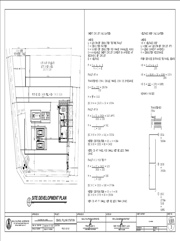 Site Development Plan: Seaoil Filling Station | PDF | Petroleum