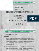 Sejarah Standar Peraturan k3