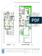 Electrical Layout Plan: Basement Plan Ground Floor Plan (1500Mm LVL)