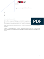 S09. y S10 - Ejercicio de Transferencia - El Texto Argumentativo - Formato