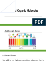 Water and Organic Molecules Edited