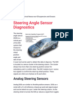 Steering Angle Sensor Diagnostics - Know Your Parts