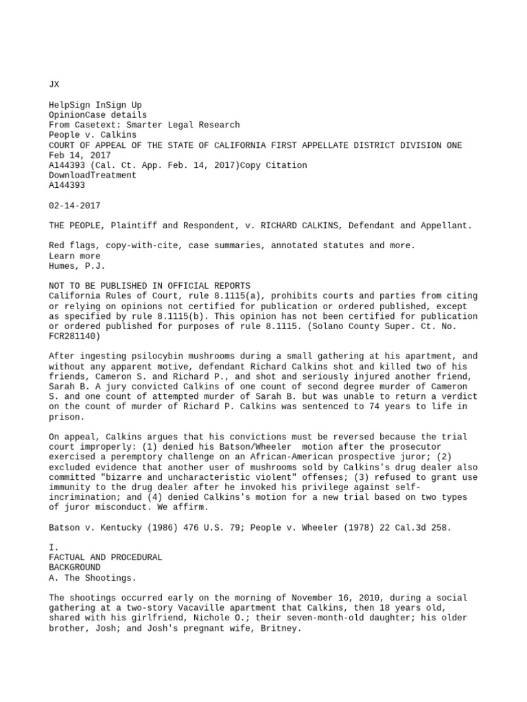 JX HelpSign PDF Batson V. Kentucky Peremptory Challenge