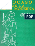 Guardini, Romano. - El Ocaso de La Edad Moderna [1963]