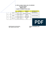 Jadwal Pelajaran Selama Pandemi