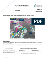 Aviso de Ciclón Tropical en El Océano Atlántico - 2826