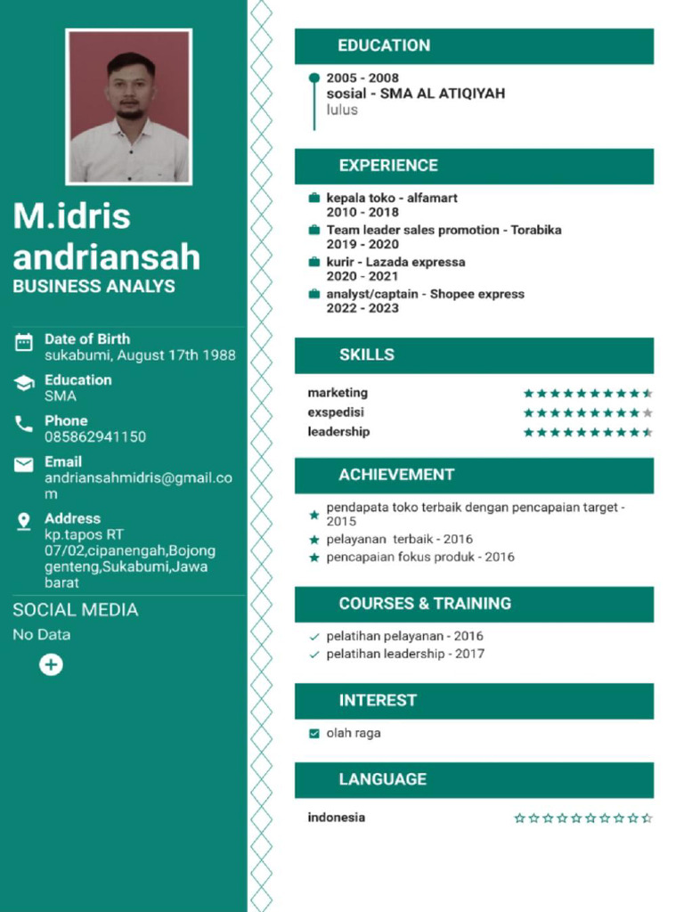 New CV Idris | PDF