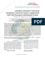 Computer Controlled Automatic Closed Loop Anesthesia Control For Surgery Applications With Vital Parameter Information System