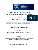 Exposición de Los Conceptos Básicos de Las NIF B-16, E-2, B-5, B-9 y B-8