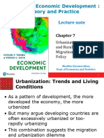 ECN 3053 - Todaro Chap 7 - Urbanization and Rural-Urban Migration