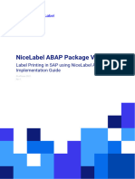 NiceLabel ABAP Package V4 - Implementation Guide