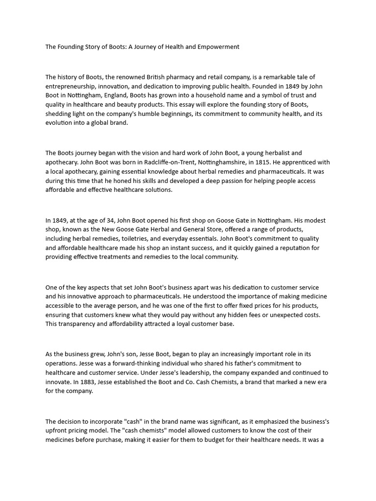 the-founding-story-of-boots-pdf-health-care-social-programs