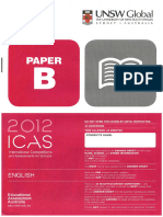 2012 ICAS English Paper B