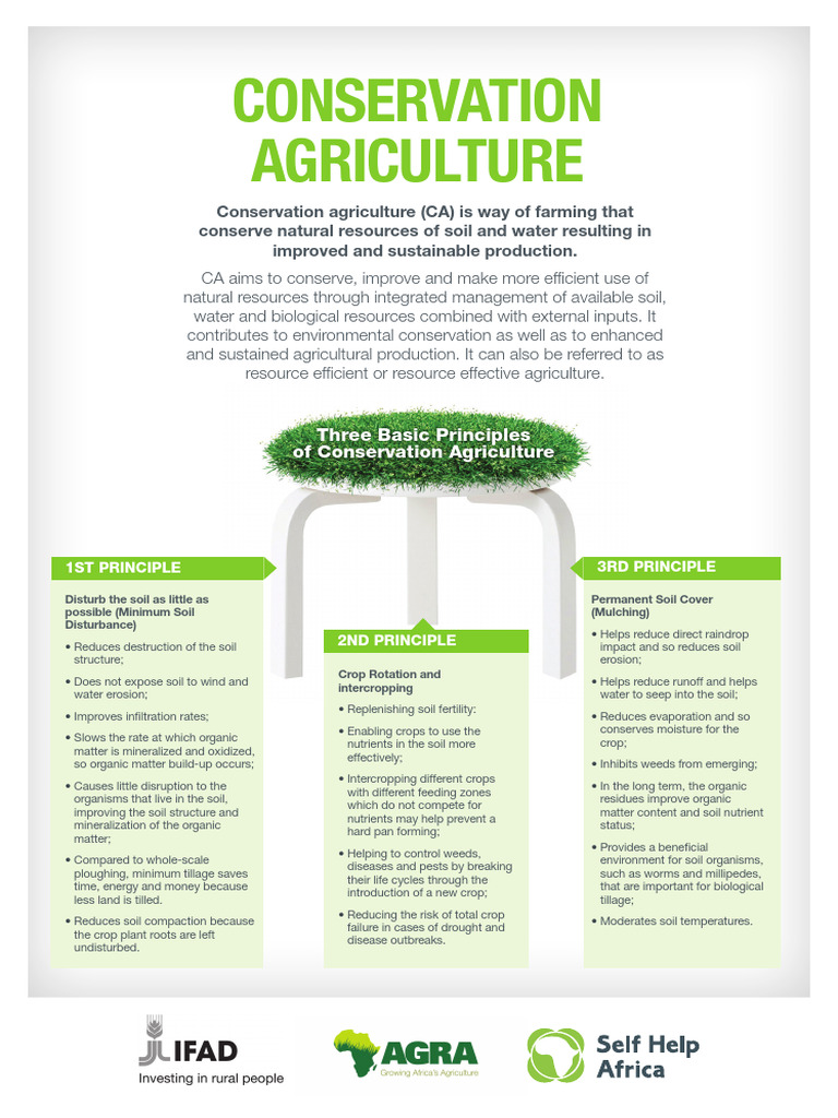 Conservation Agriculture A1 | PDF | Soil | Agriculture