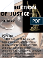 Week 5 Obstruction of Justice PD 1829