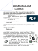 Arhitectura Interna A Unui Calculator