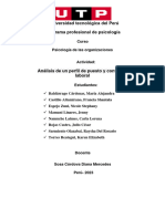 Perfil de Servicio de Psicología - Ministerio de Salud