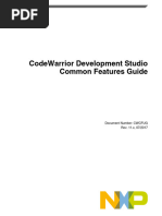 CodeWarrior Common Features Guide