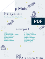 Konsep Mutu Pelayanan