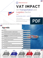 VAT Impact On Transportation and Logistics Sectors - 25 July 2023