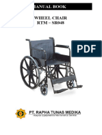 Manual Book Wheel Chair RTM - SR048