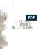 Ciam Congreso Internacional de Arquitectura Moderna