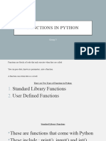 Functions in PythonGroup3