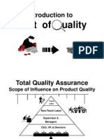 Introduction to Total Quality Assurance and Cost of Quality (COQ) Analysis