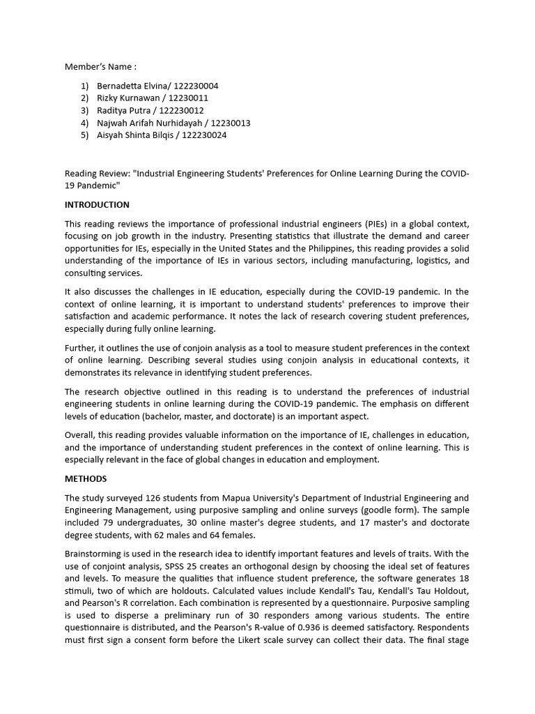 Finnal Pdf Educational Technology Industrial Engineering