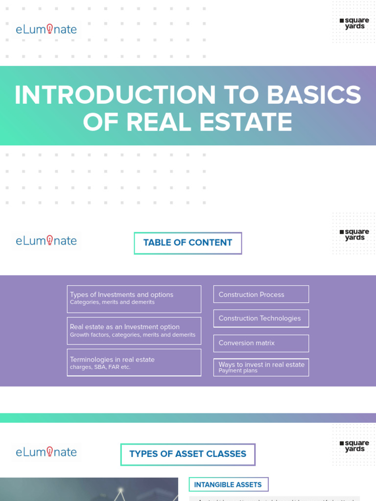 Basics Real Estate Beginner Course PDF Investing Stocks