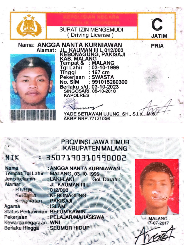 SIM Dan KTP | PDF