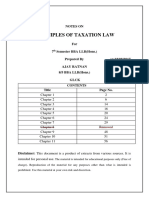Taxation Notes