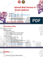 Occupational Asthma - 15th IOMU - 20230225