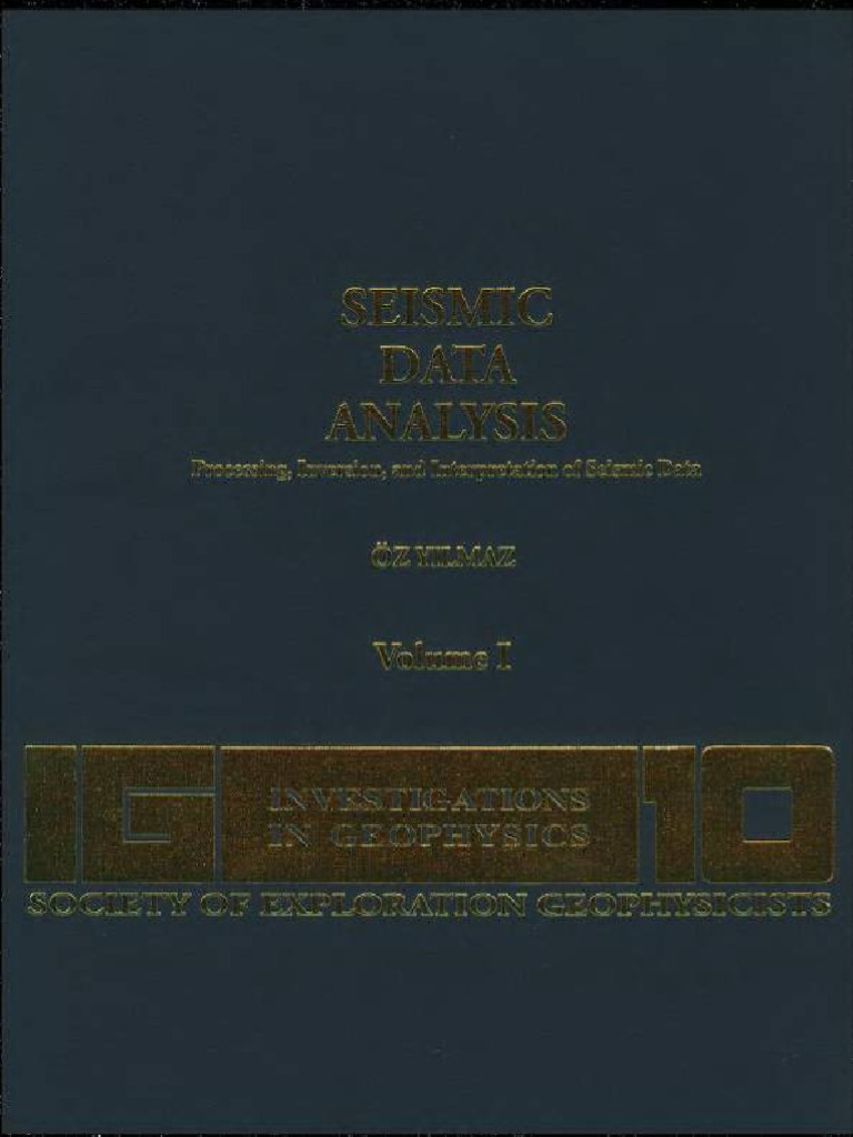 Seismic Data Analysis Processing Inversion An Z Library 1 500 Pdf