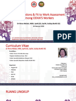 HIV Regulations and Fit To Work Assessment