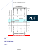 TtEST DISC-personalidad en Blanco