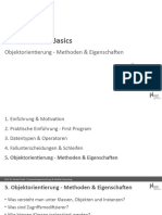 5) PB - Objektorientierung - Methoden & Eigenschaften