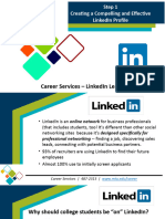 Linkedin Presentation Part 1 Creating A Compelling and Effective Linkedin Profile March 2016
