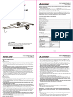5' X 8' Aluminum Trailer Kit: Owner's Manual