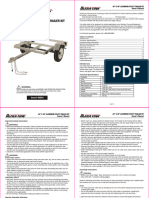 40" X 48" Aluminum Utility Trailer Kit: Owner's Manual