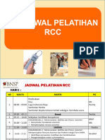 Jadwal Pelatihan RCC 2021
