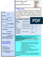 Jahangir CV 2023 Govt - Compressed