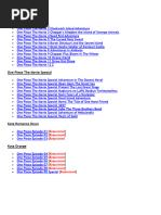 One Pace Episode Guide Spreadsheet | PDF | Media Formats | Video