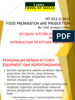 HT-012-2:2012 Food Preparation and Production